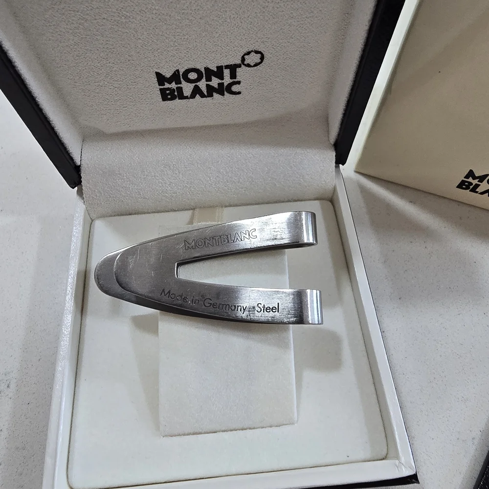 Montblanc Urban Walker Stainless Steel Money Clip